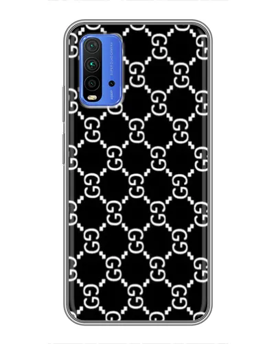 Чохол для Xiaomi Redmi 9T з картинкою «Gucci — сітчастий паттерн»