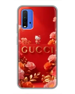 Чохол для Xiaomi Redmi 9T з картинкою «Gucci — золотий сад»