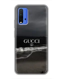 Чохол для Xiaomi Redmi 9T з картинкою «Gucci — морський прибій»