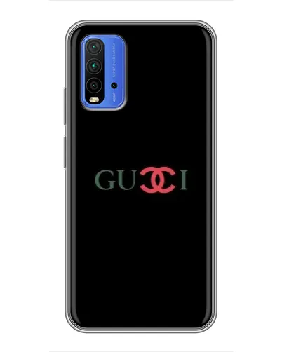 Чохол для Xiaomi Redmi 9T з картинкою «Gucci — червоний градієнт»