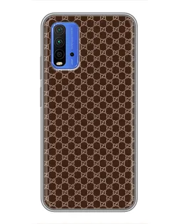 Чехол для Xiaomi Redmi 9T с картинкой «Gucci — шоколадная сетка» Чехол для Xiaomi Redmi 9T с картинкой «Gucci — шоколадная сетка»