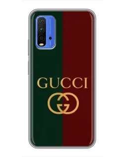 Чехол для Xiaomi Redmi 9T с картинкой «Gucci — темно-зеленый градиент» Чехол для Xiaomi Redmi 9T с картинкой «Gucci — темно-зеленый градиент»