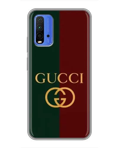 Чехол для Xiaomi Redmi 9T с картинкой «Gucci — темно-зеленый градиент» Чехол для Xiaomi Redmi 9T с картинкой «Gucci — темно-зеленый градиент»