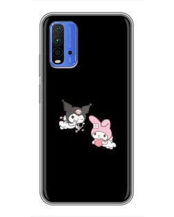Чохол для Xiaomi Redmi 9T з картинкою «My Melody та Kuromi»