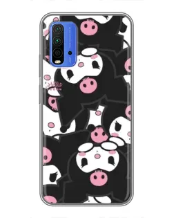 Чохол для Xiaomi Redmi 9T з картинкою «Kuromi з сердечком»