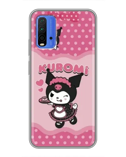 Чохол для Xiaomi Redmi 9T з картинкою «Kuromi в окулярах»