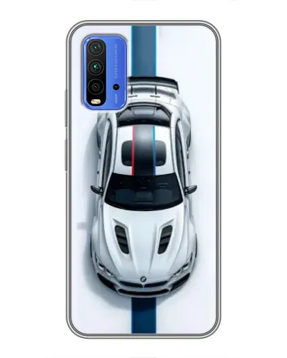 Чохол для Xiaomi Redmi 9T з картинкою «Вид зверху — BMW M»