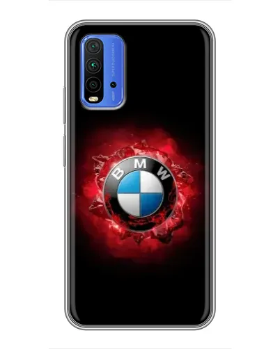 Чохол для Xiaomi Redmi 9T з картинкою «Логотип BMW — спалах»
