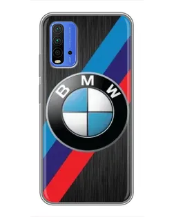 Чохол для Xiaomi Redmi 9T з картинкою «BMW M-stripes стиль»