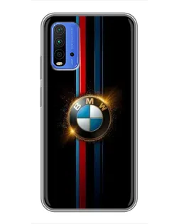 Чохол для Xiaomi Redmi 9T з картинкою «BMW M-Power неон»