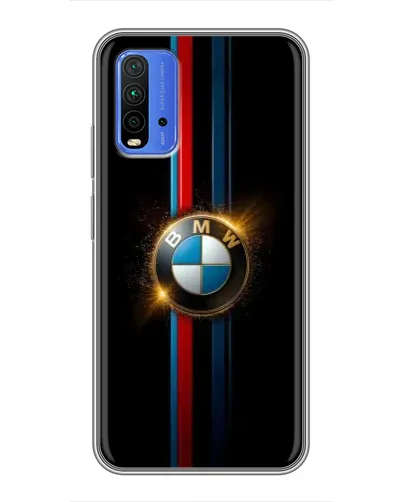 Чохол для Xiaomi Redmi 9T з картинкою «BMW M-Power неон»