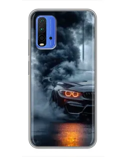 Чохол для Xiaomi Redmi 9T з картинкою «BMW M-Power — абстракція»
