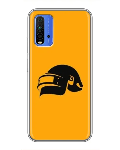 Чохол для Xiaomi Redmi 9T з картинкою «PUBG — золотий шолом»