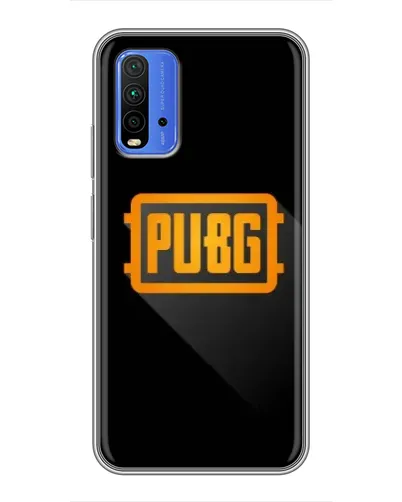 Чохол для Xiaomi Redmi 9T з картинкою «PUBG — рамка лого»