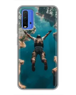 Чохол для Xiaomi Redmi 9T з картинкою «PUBG — вільне падіння»