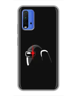 Чохол для Xiaomi Redmi 9T з картинкою «Among Us шолом»