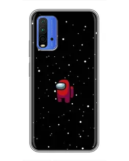 Чохол для Xiaomi Redmi 9T з картинкою «Червоний Among Us»