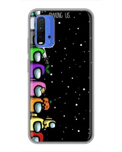 Чохол для Xiaomi Redmi 9T з картинкою «Команда Among Us» Чохол для Xiaomi Redmi 9T з картинкою «Команда Among Us»