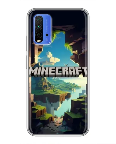 Чохол для Xiaomi Redmi 9T з картинкою «Печера Майнкрафт» Чохол для Xiaomi Redmi 9T з картинкою «Печера Майнкрафт»