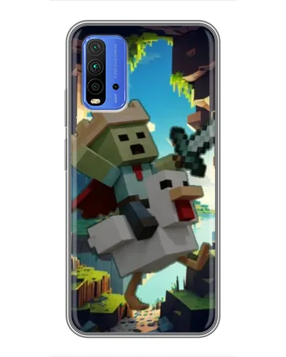 Чохол для Xiaomi Redmi 9T з картинкою «Стів та гусь» Чохол для Xiaomi Redmi 9T з картинкою «Стів та гусь»