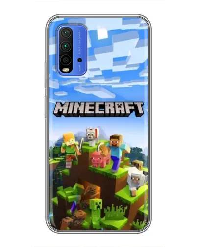 Чохол для Xiaomi Redmi 9T з картинкою «Minecraft класичний світ» Чохол для Xiaomi Redmi 9T з картинкою «Minecraft класичний світ»
