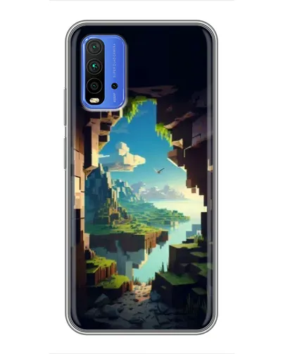 Чохол для Xiaomi Redmi 9T з картинкою «Вид з печери» Чохол для Xiaomi Redmi 9T з картинкою «Вид з печери»