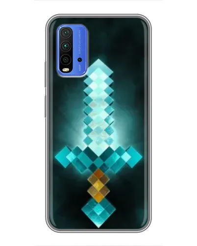 Чохол для Xiaomi Redmi 9T з картинкою «Алмазний меч неон» Чохол для Xiaomi Redmi 9T з картинкою «Алмазний меч неон»