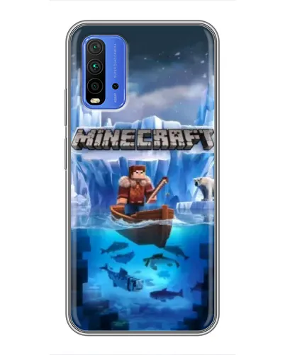 Чохол для Xiaomi Redmi 9T з картинкою «Minecraft льодянийсвіт» Чохол для Xiaomi Redmi 9T з картинкою «Minecraft льодянийсвіт»