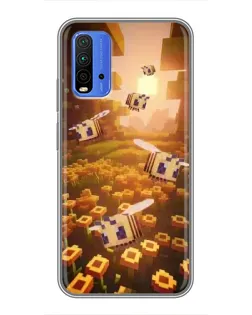 Чохол для Xiaomi Redmi 9T з картинкою «Поле соняшників»