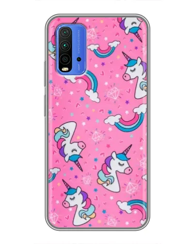 Чохол для Xiaomi Redmi 9T з картинкою «Unicorn паттерн рожевий» Чохол для Xiaomi Redmi 9T з картинкою «Unicorn паттерн рожевий»