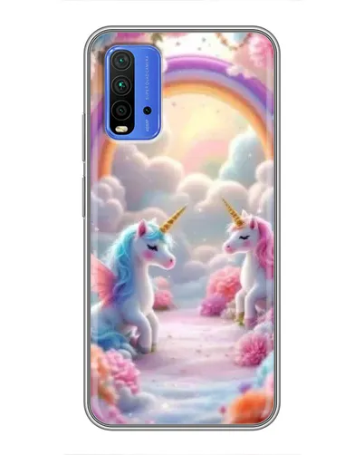 Чохол для Xiaomi Redmi 9T з картинкою «Веселка і єдинороги» Чохол для Xiaomi Redmi 9T з картинкою «Веселка і єдинороги»