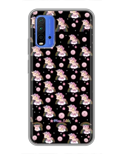 Чохол для Xiaomi Redmi 9T з картинкою «Magic Unicorn паттерн» Чохол для Xiaomi Redmi 9T з картинкою «Magic Unicorn паттерн»