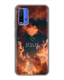 Чохол для Xiaomi Redmi 9T з картинкою «Сяйво Імені Jesus»