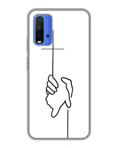 Чохол для Xiaomi Redmi 9T з картинкою «Рука тримає»
