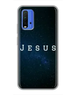 Чохол для Xiaomi Redmi 9T з картинкою «Зоряне небо Jesus»