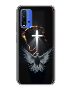 Чохол для Xiaomi Redmi 9T з картинкою «Голуб та Світло»