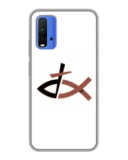 Чохол для Xiaomi Redmi 9T з картинкою «Риба та хрест»