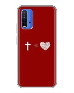 Чохол для Xiaomi Redmi 9T з картинкою «Рівняння любові»