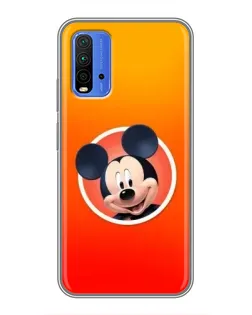 Чохол для Xiaomi Redmi 9T з картинкою «Mickey в колі»