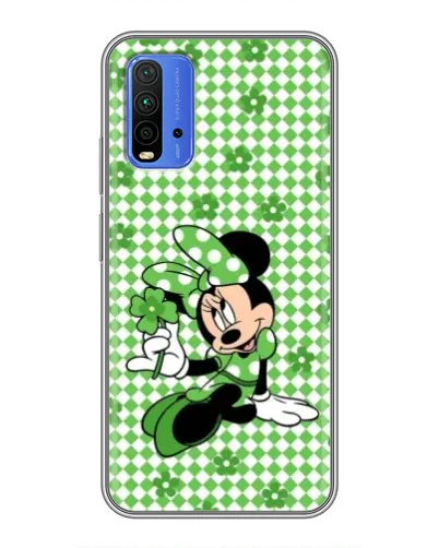 Чохол для Xiaomi Redmi 9T з картинкою «Mickey в клітинку»