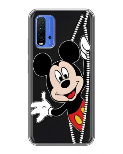 Чохол для Xiaomi Redmi 9T з картинкою «Міккі розсуває стіни»