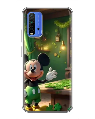 Чохол для Xiaomi Redmi 9T з картинкою «Міккі в майстерні»