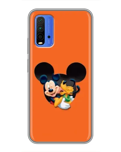 Чохол для Xiaomi Redmi 9T з картинкою «Серце Міккі Мінні»