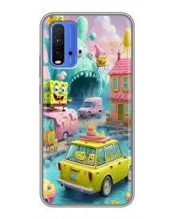 Чохол для Xiaomi Redmi 9T з картинкою «Монстр-трак пригоди»