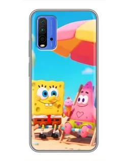 Чохол для Xiaomi Redmi 9T з картинкою «Відпочинок на пляжі»