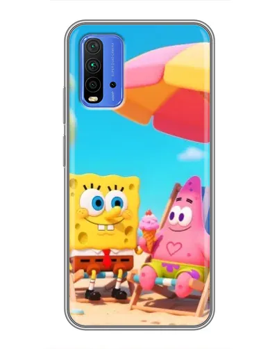 Чохол для Xiaomi Redmi 9T з картинкою «Відпочинок на пляжі»