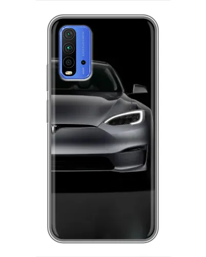 Чохол для Xiaomi Redmi 9T з картинкою «Tesla Model S Look»