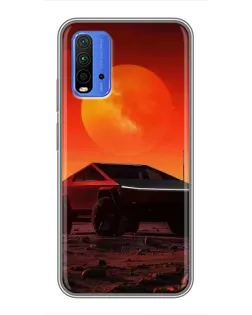 Чохол для Xiaomi Redmi 9T з картинкою «Cybertruck на Марсі» Чохол для Xiaomi Redmi 9T з картинкою «Cybertruck на Марсі»