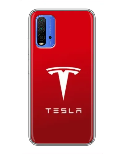Чохол для Xiaomi Redmi 9T з картинкою «Tesla Red Classic»