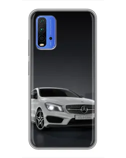 Чохол для Xiaomi Redmi 9T з картинкою «Mercedes AMG GT Silver»